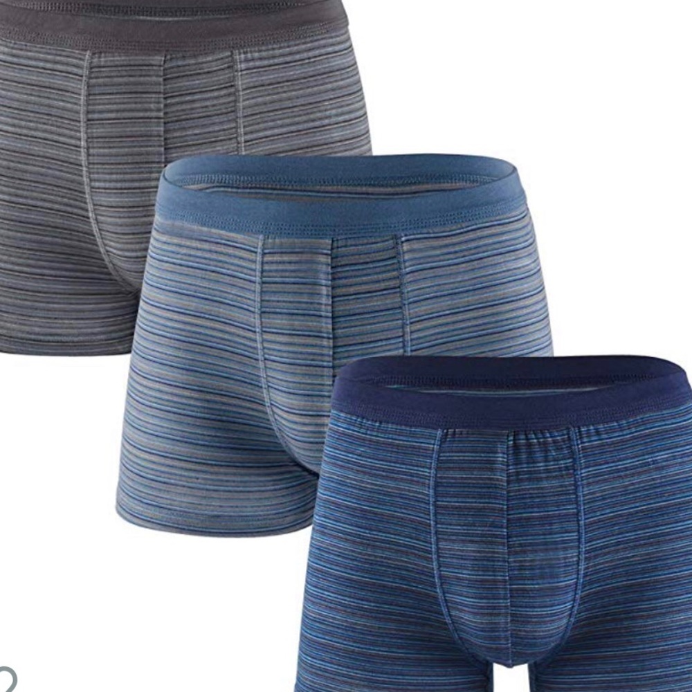 NEW Men’s Bamboo Boxer Briefs 3-pack Size L